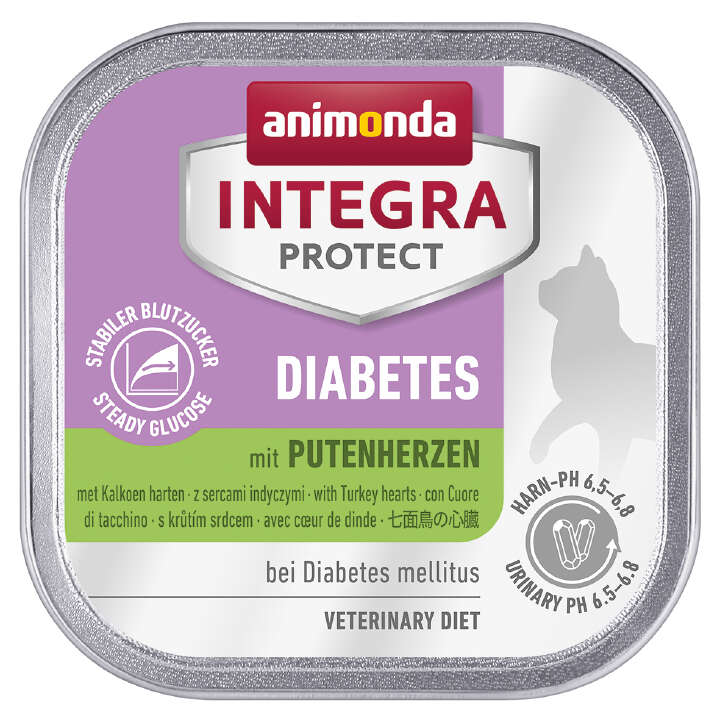 animonda Katzen-Nassfutter INTEGRA PROTECT Adult Diabetes Putenherzen